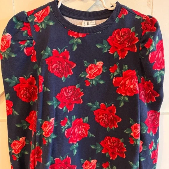 American Girl x Janie and Jack Wrapped in Roses Party Top 12 Puff Sleeves - Picture 2 of 8